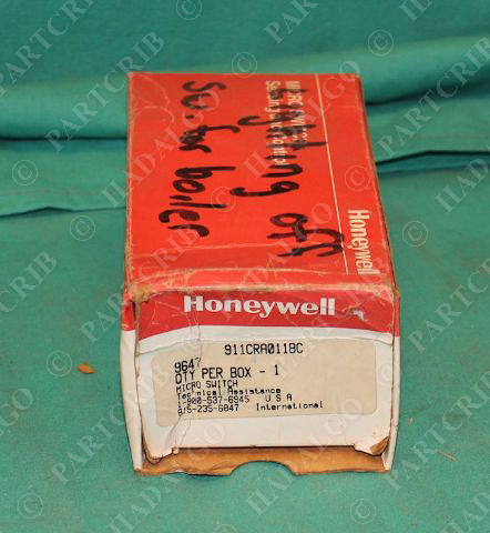 Honeywell 911CRA011BC Microswitch Switch Selector Rotary 120V 50/60Hz NEW