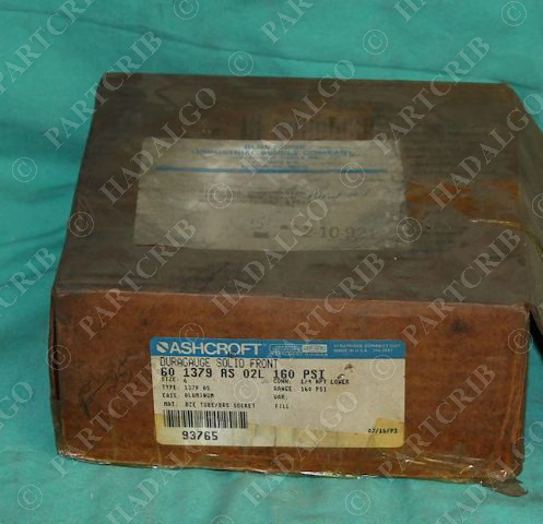 Ashcroft Duragauge Solid Front 1379 AS 160psi 60 AS 02L 160 1/4