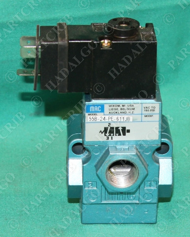 Mac Pneumatic Valve 55B-24-PE-611JB PED-611JB 24v 24vdc 24 vdc solenoid coil NEW
