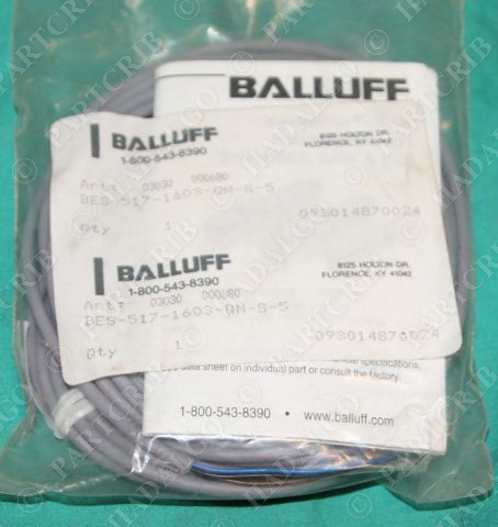 Balluff BES-517-1603-QN-S-5 Inductive Proximity Sensor Switch NEW