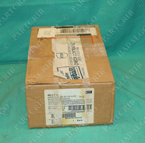 3M BB 2x12 4462 High Gel SC,DC-LHS Better Buried Closure 80-6105-7811-6 splice