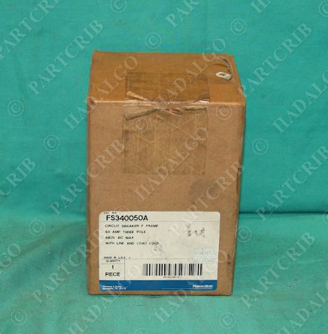 Thomas & Betts FS340050A, Circuit Breaker, 50Amp 50a 50 amp 480V, Cutler Hammer