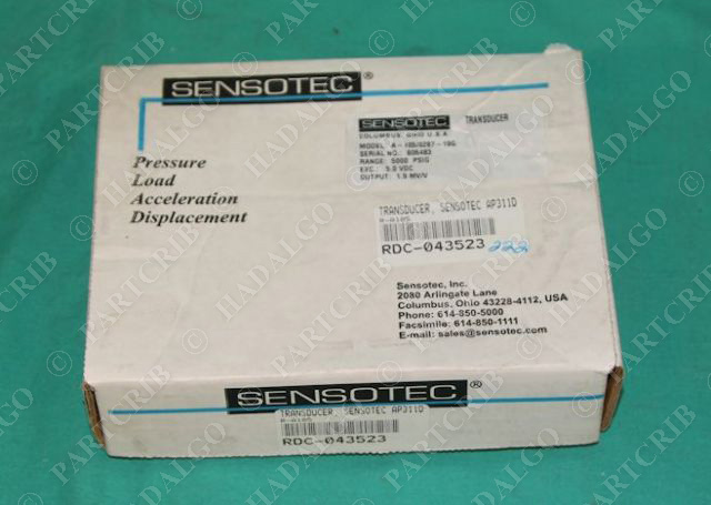 Honeywell Sensotec A-105/0287-19G 5000Psig AP311D Pressure Transducer 5000 psi