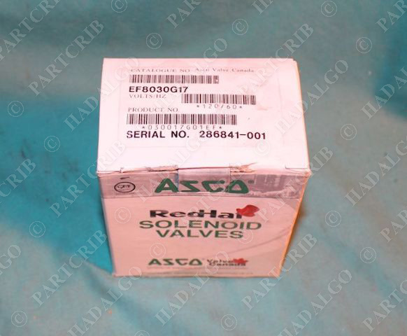 Asco Red-Hat EF8030G17 Brass Solenoid Valve 1/2 NPT 302790 NEW