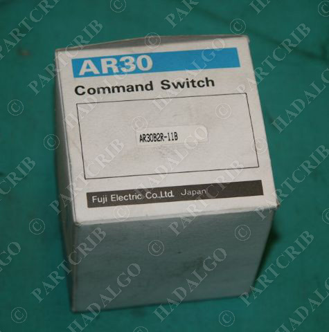Fuji, AR30B2R-11B, Electric Command Switch Black Palm Button W Guard NEW