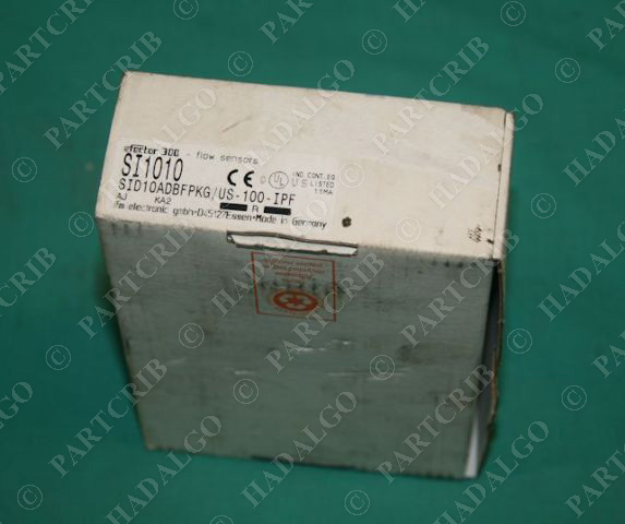 IFM, SI1010, Efector Flow Sensor SID10ADBFPKG/US-100-IPF NEW