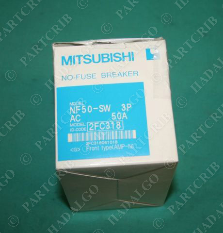 Mitsubishi, NF50-SW, No-Fuse Circuit Breaker 3P 50A NEW