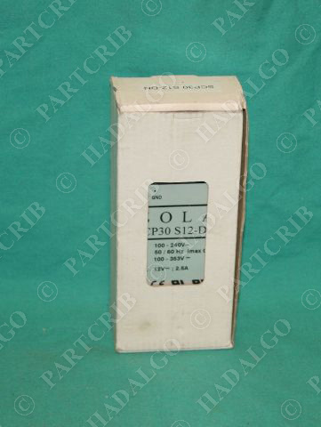 Sola, SCP30 S12-DN, Power Supply 12v 2.5a NEW