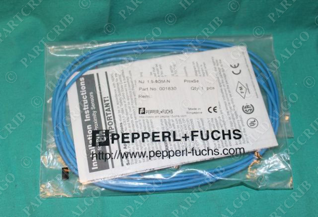 PepperL+ Fuchs, NJ 1.5-8GM-N, 001830, Inductive Proximity Sensor Switch NEW