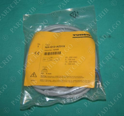 Turck, Ni4-Q12-AZ31X, 13102, Proximity Sensor Switch NEW