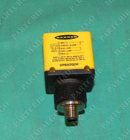 Banner, OPBA2QDH, 32687, Omni-Beam Power Block Sensor Omni 5 Pin Connector NEW