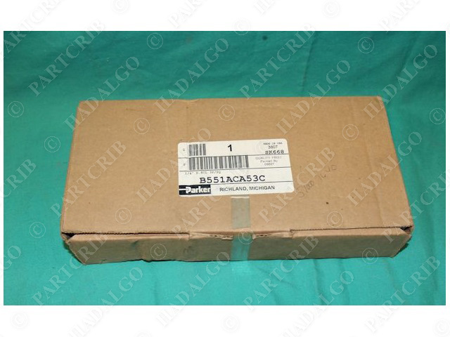 Parker, B551ACA53C, Pneumatic Air Solenoid Valve150psi NEW