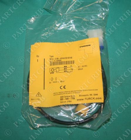 Turck, NI14-G18-AP4X/CS10146, 4590690, Proximity Switch Sensor NEW