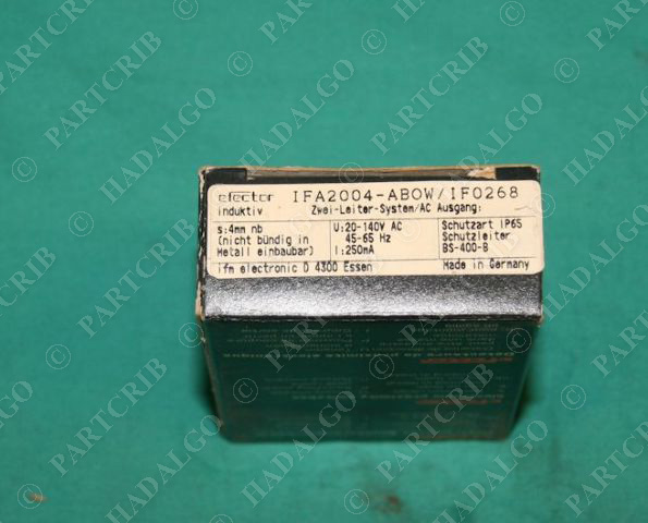 IFM, IF0268, IFA2004-ABOW,  Efector Inductive Proximity Switch NEW