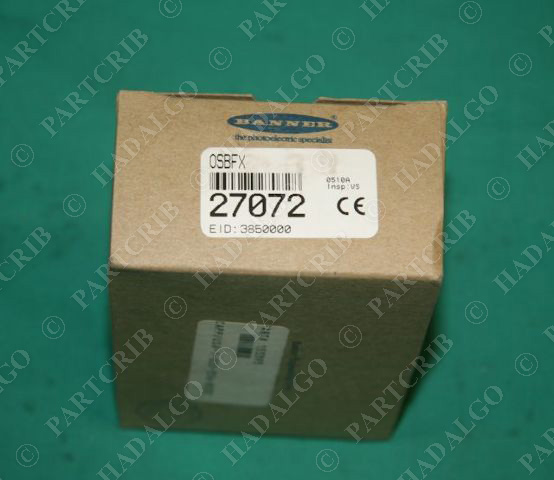 Banner, OSBFX, 27072,  0SBFX Omnii-Beam Sensor Head NEW
