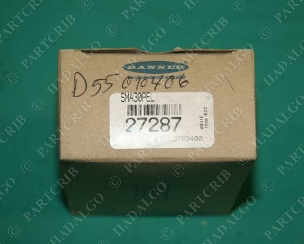 Banner, SMA30PEL, 27287,Photoelectric Emitter 10-30VDC NEW