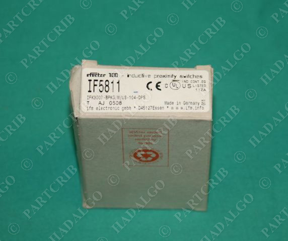 IFM, IF5811,  Efector Inductive Proximtiy Switch IFK3007-BPKG/M/US-104-DPS NEW