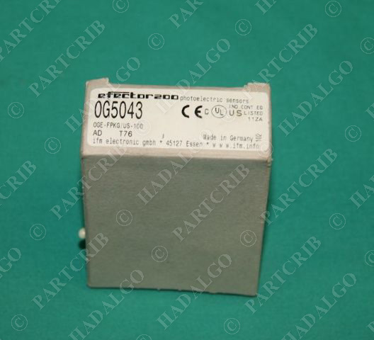 IFM, OG5043,  0G5043, Efector Photoelectric Sensor Switch OGE-FPKG/US-100 NEW
