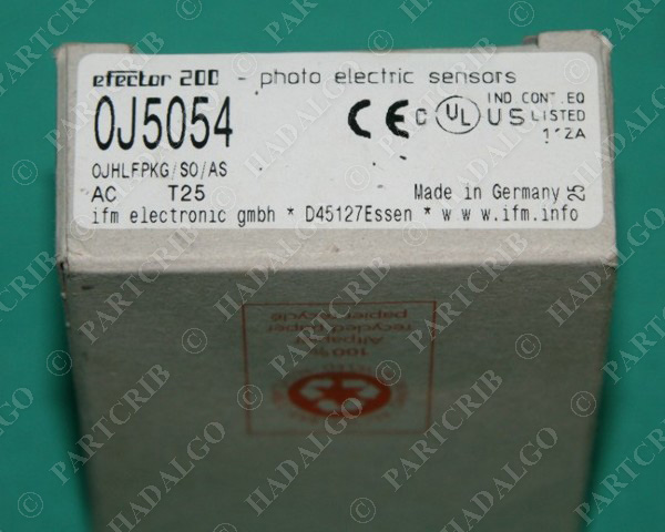 IFM, OJ5054, 0J5054, Efector Photoelectric Diffuse Sensor OJHLFPKG/SO/AS New