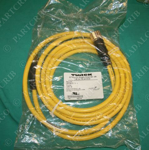 Turck, CSM CKM 12-11-4, U4702-52, Multifast Molded Cordset Connector PVC  NEW