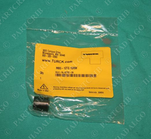 Turck, MBS-12TS, 15MM A3152-04 Sleeve Adapter NEW