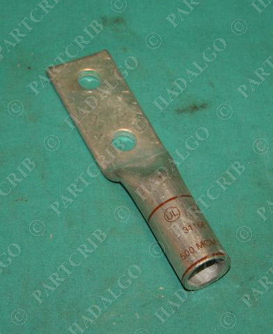 3M, 31166, Scotchlok Compression Lug 500MCM Copper Two Hole Long Crimp Fitting