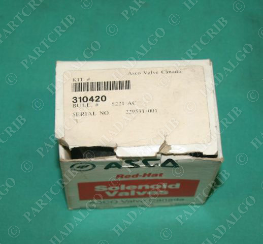 Asco, 310420, Red-Hat Solenoid Valve Rebuild Kit NEW