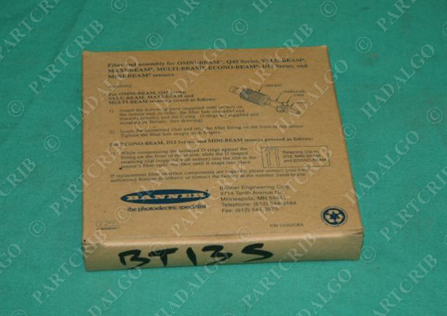 Banner, BT13S, 17264, Fiber Optic Cable Diffuse Mode Bifurcated Glass Stainless