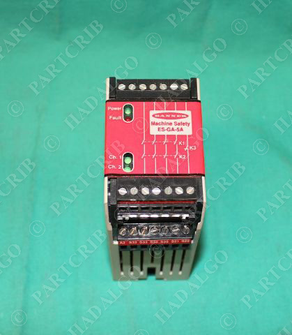 Banner, ES-GA-5A, Machine Safety Relay NEW