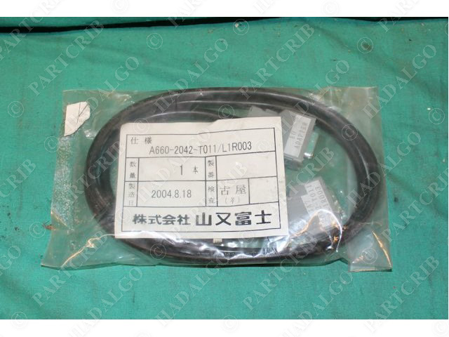 Fanuc, A660-2042-T011,/L1R003 Cable w/ Adapter JA7 2042-T011 EU NEW