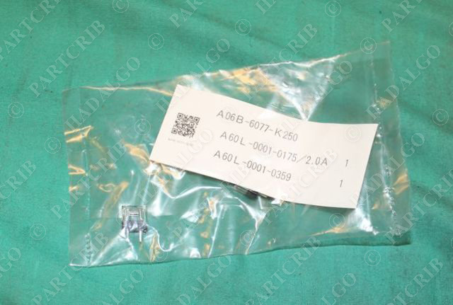 GE Fanuc A06B-6077-K250, A60L-0001-0175/2.0A, A60L-0001-0359 Fuse Kit 2a 5a NEW