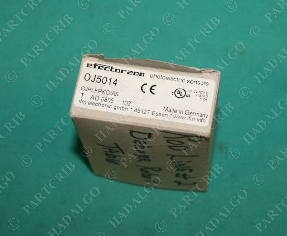IFM, OJ5014, OJ5014, Efector Photoelectric Sensor OJPLFPKG/AS NEW