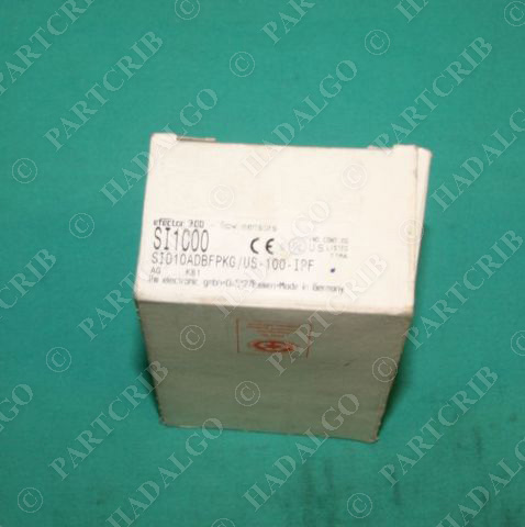 IFM, SI1000,  Efector Flow Sensor SID10ADBFPKG/US-100-IPF NEW