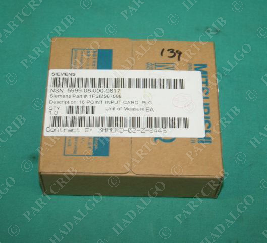 Mitsubishi, QX40, Melsec Q PLC Input Card 16Point 1FSM567098 NEW