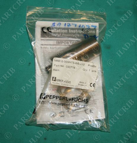 PepperL+Fuchs, NBB10-30GM75-WS-V12, 30778S, Proximity Sensor Switch NEW