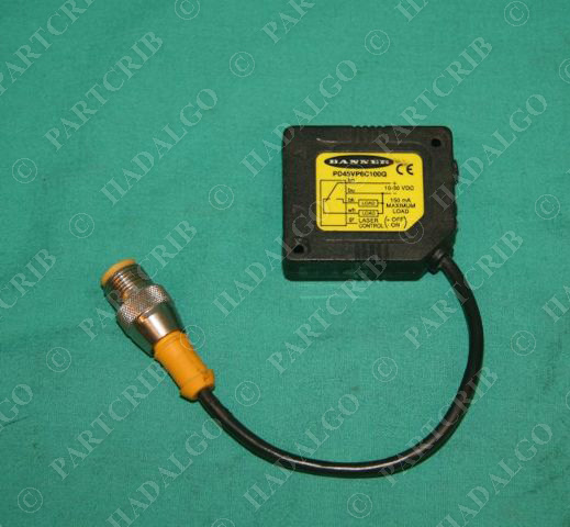 Banner, PD45VP6C100Q, 63008, Convergent Laser Sensor Sensor Photoelectric NEW