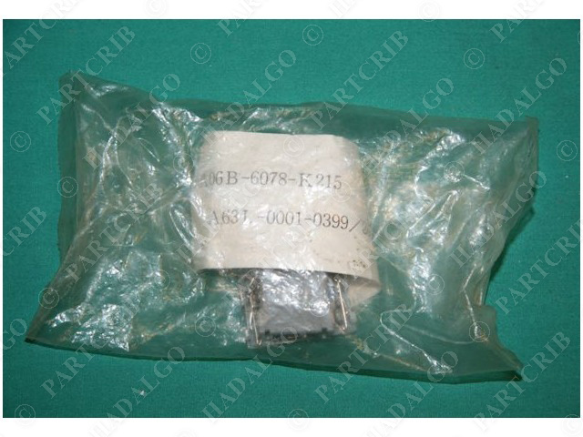 Fanuc, A06B-6078-K215, Connector Plug A63L-0001-0399/20FB-CB NEW