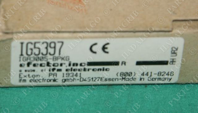 IFM, IG5397,  IGA3005-BPKG, Efector Proximity Switch Sensor NEW