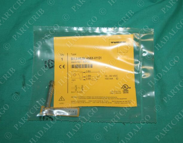 Turck, Bi1.5-H6.5K-AN6X-V1131, 46108, Proximity Sensor Switch NEW