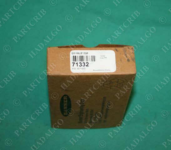 Banner, QS186LE12Q5, 71332, World-Beam Laser Sensor Switch NEW