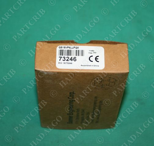 Banner, QS18VP6LLPQ8, 73246, World-Beam Polar Retro Laser Sensor NEW