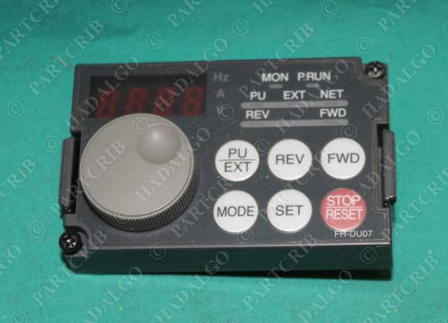 Mitsubishi, FR-DU07, Inverter Control Panel Keypad Controller Drive VFD NEW