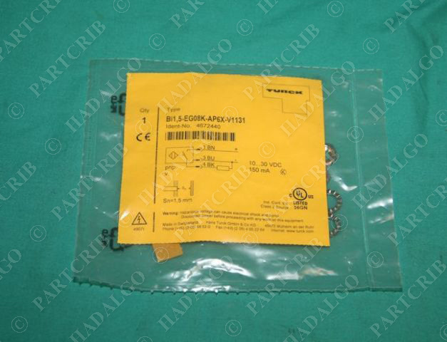 Turck, Bi1.5-EG08K-AP6X-V1131, 4672440, Proximity Sensor  NEW