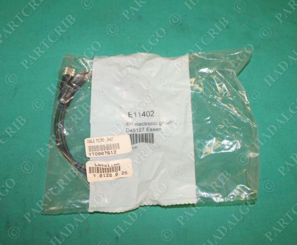 IFM, E11402, Efector Micro Patch Cable M12 Plug Cordset NEW