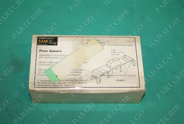 Bussmann, SAMI-21, Fuse Cover 600V 0-30A Box of 3 NEW