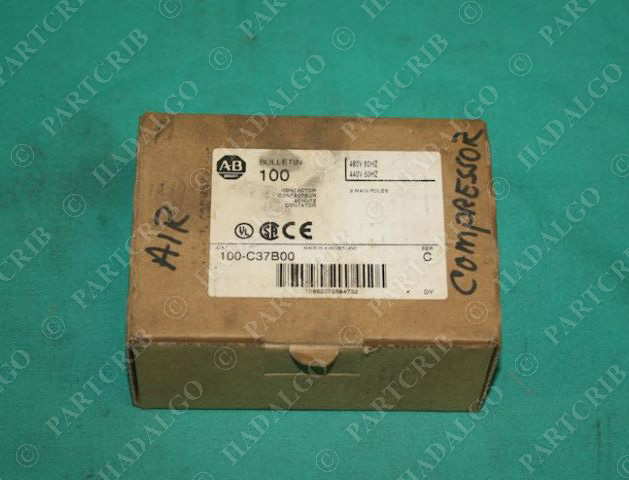 Allen Bradley, 100-C37B00, Contactor Starter Relay 3P NEW