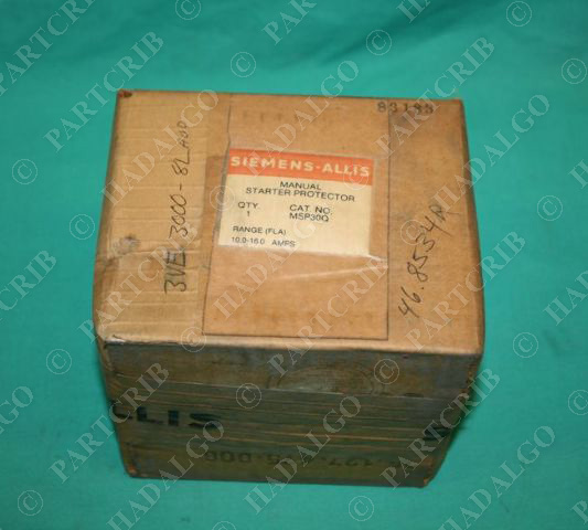 Siemens, MSP30Q, Manual Motor Starter Protector Overload 10-16A NEW