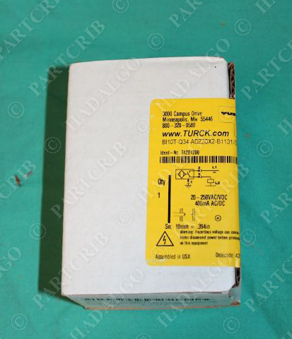 Turck, BI10T-Q34-ADZ30X2-B1131/S34, T4201100, Proximity Switch Sensor NEW