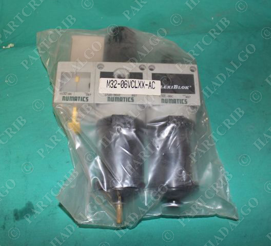 Numatics, M32-06VCLXX-AC, Flexiblok Shut Off/Coalescer-Regulator/Lubricator NEW