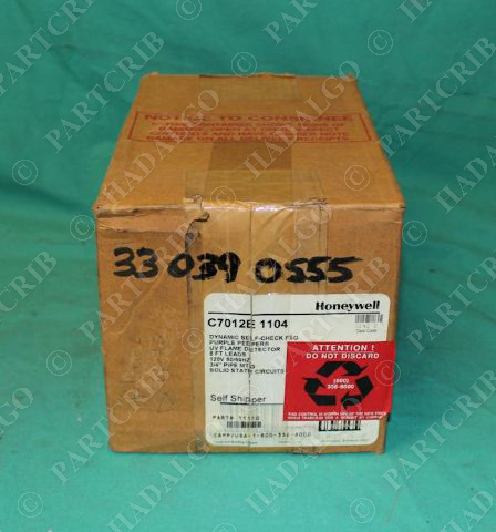 Honeywell, C7012E 1104, Self-Check UV Flame Detector NEW